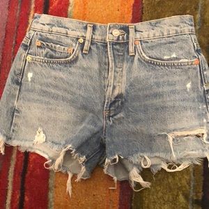 Denim shorts
